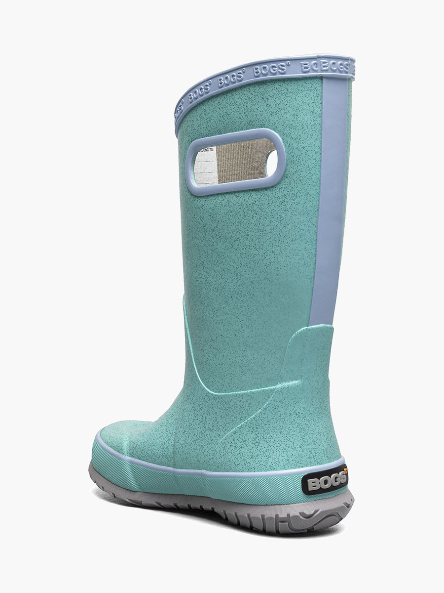 regenlaarzen met glitter voor kinderen zwart