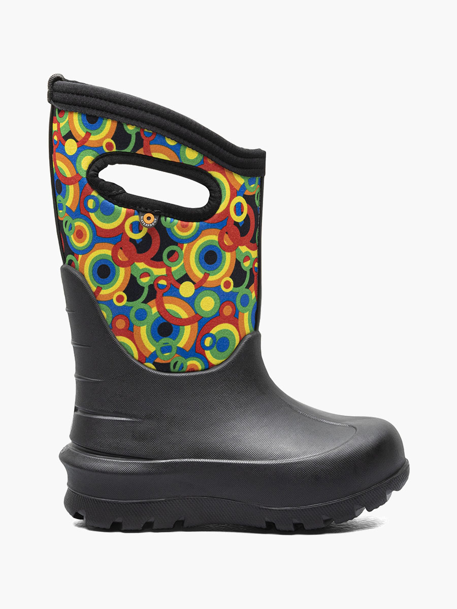 neo-classic circle geo kids 3 season boots zwart multi