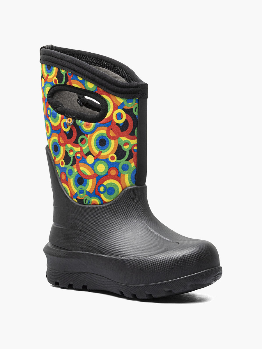 neo-classic circle geo kids 3 season boots zwart multi