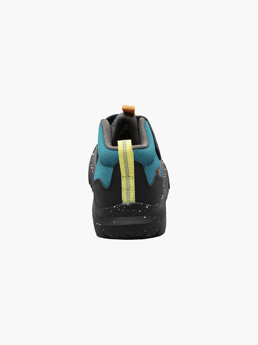 skyline kicker mid kids slip ons zwart