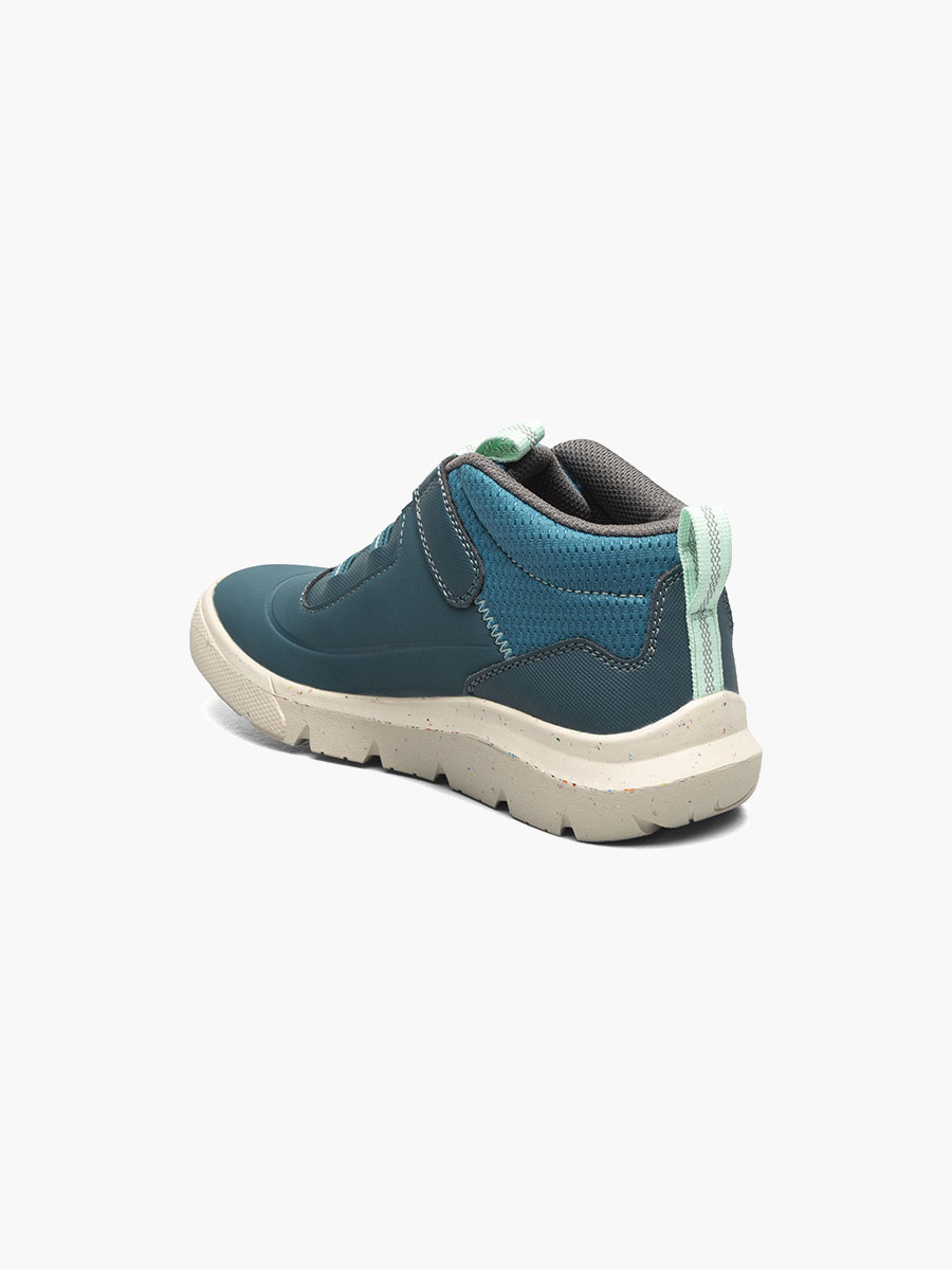 skyline kicker mid kids slip ons zwart
