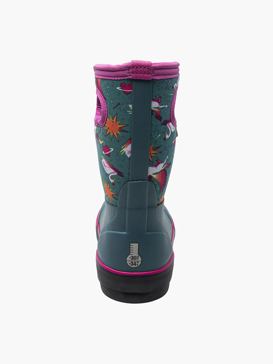 classic ii space pegasus kids 3 season boots teal multi