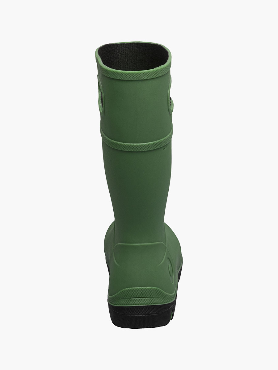 essential rain hoge kinderregenlaarzen zwart