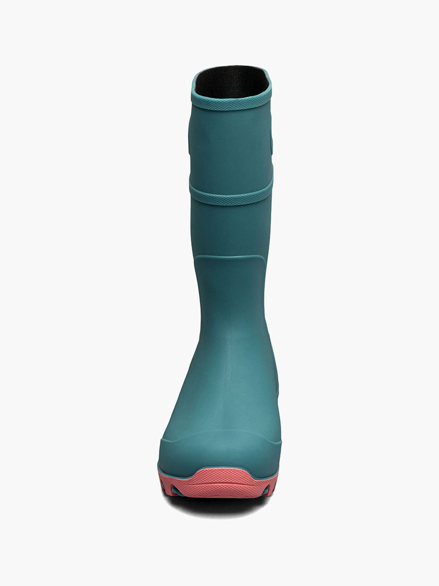 essential rain hoge kinderregenlaarzen zwart