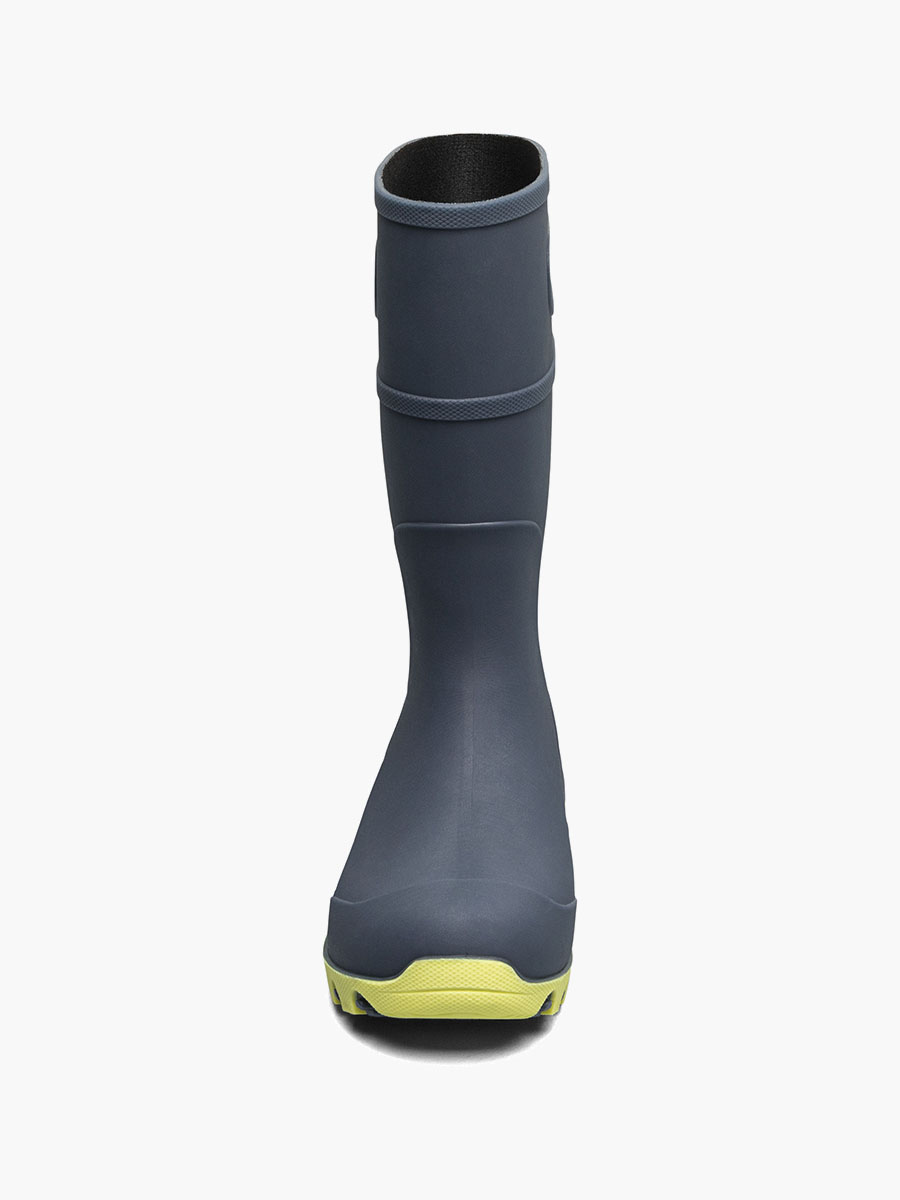 essential rain hoge kinderregenlaarzen zwart