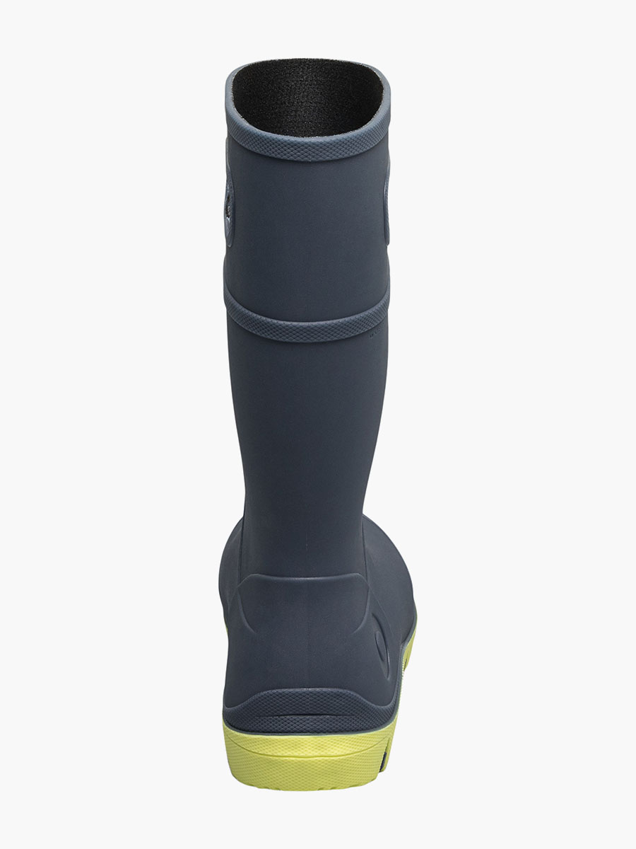 essential rain hoge kinderregenlaarzen zwart