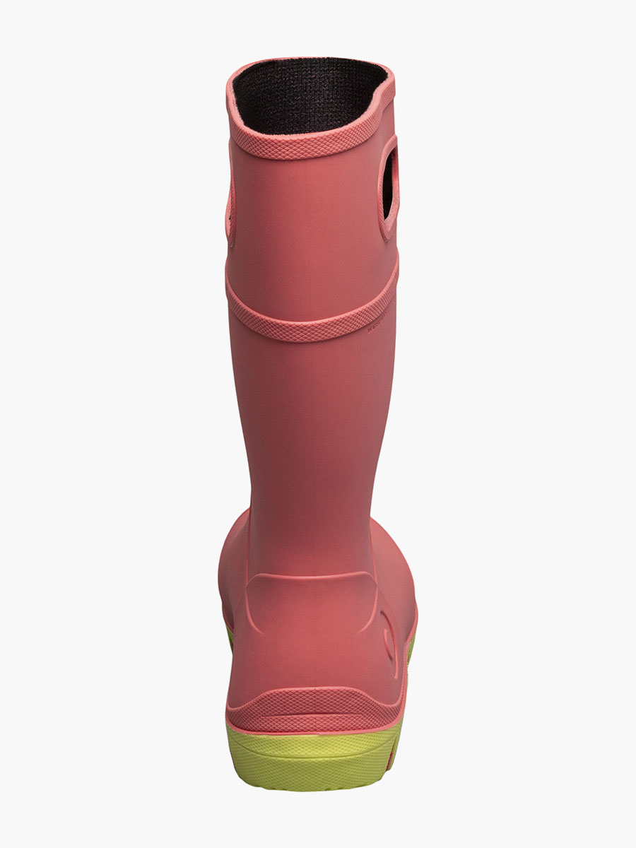 essential rain hoge kinderregenlaarzen zwart
