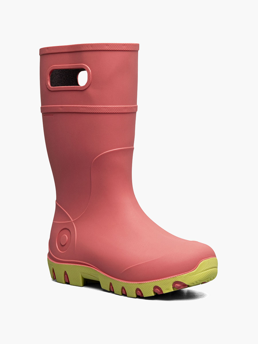 essential rain hoge kinderregenlaarzen zwart