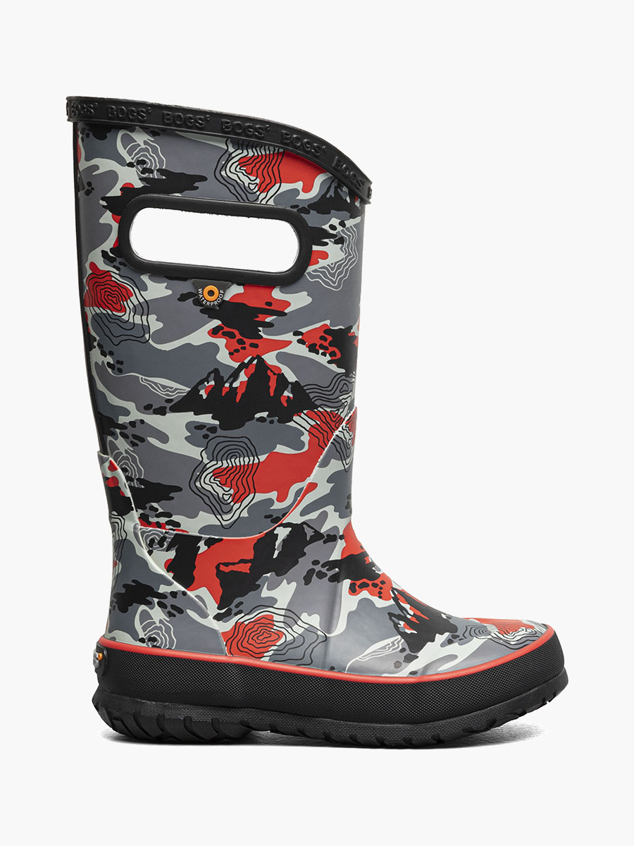 regenlaars topo camo kinderregenlaarsjes zwart multi
