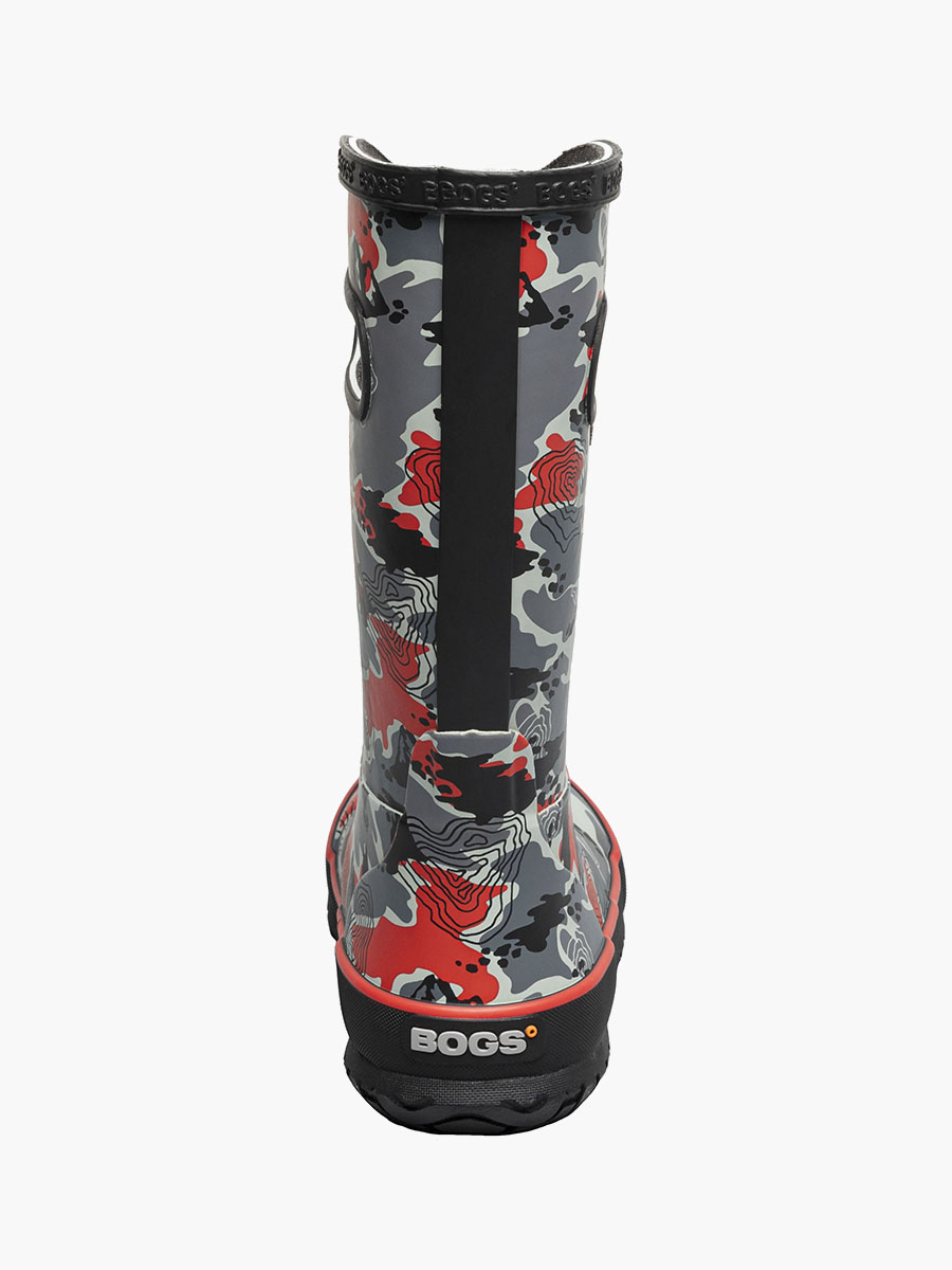 regenlaars topo camo kinderregenlaarsjes zwart multi