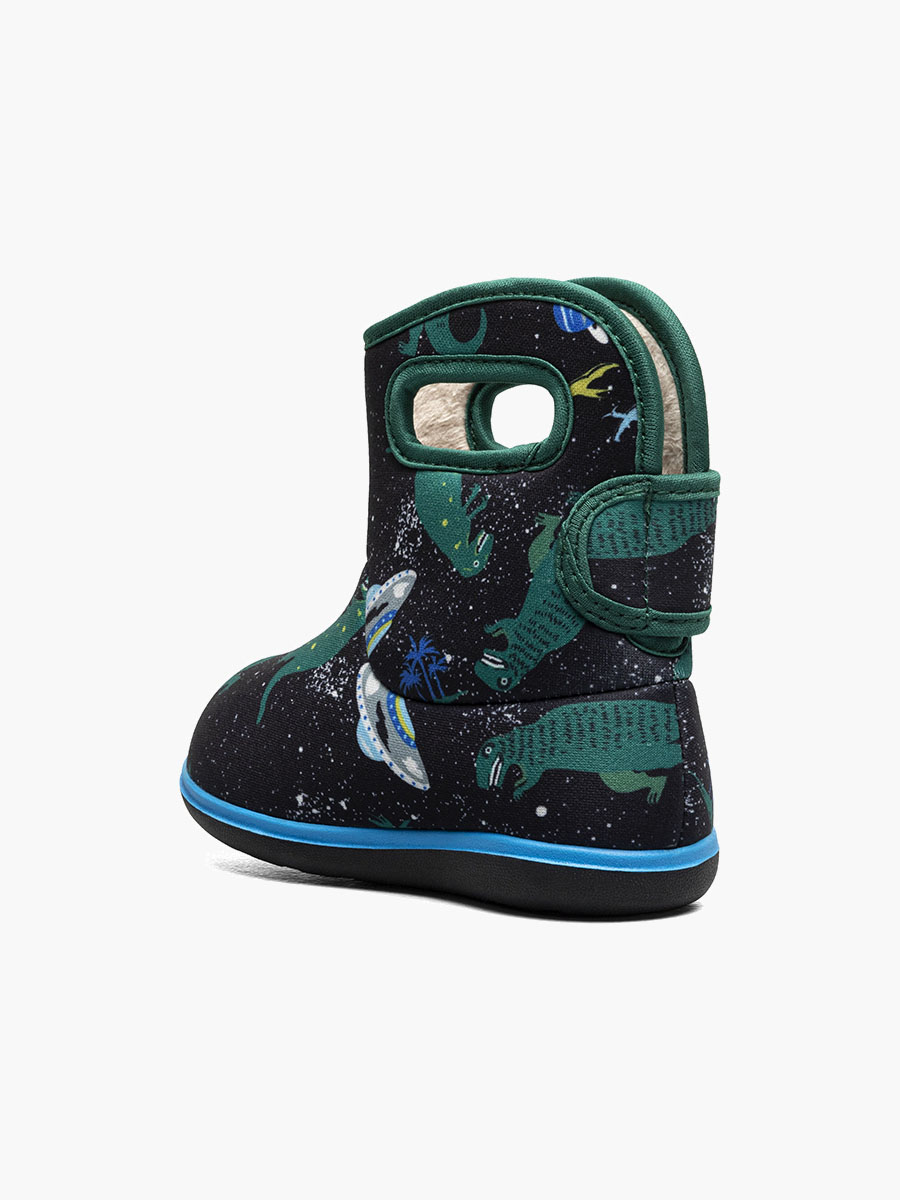 baby bogs ii jurassic dino waterdichte babylaarsjes zwart multi