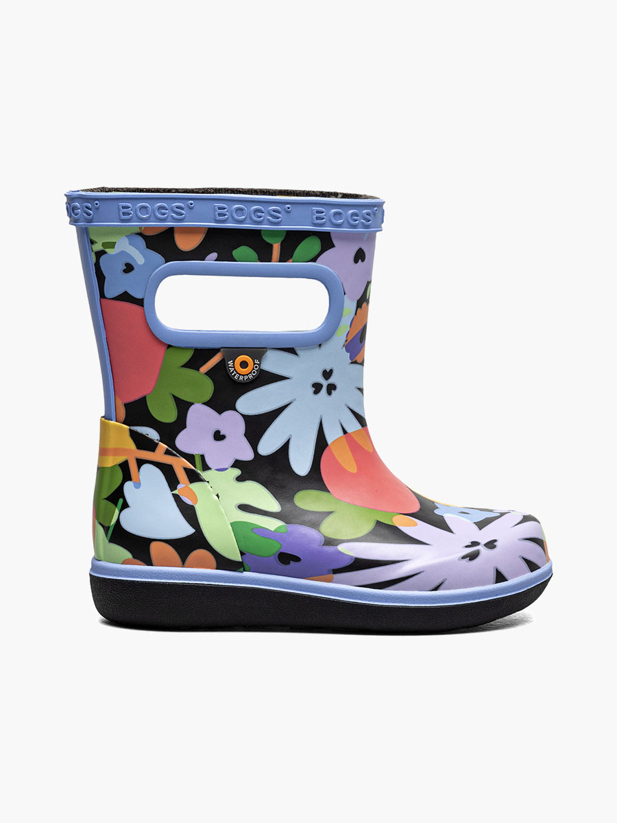 skipper ii overlap flowers kinderregenlaarzen zwart multi