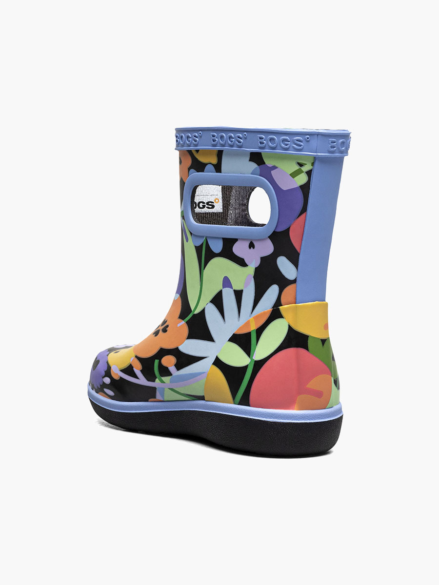 skipper ii overlap flowers kinderregenlaarzen zwart multi