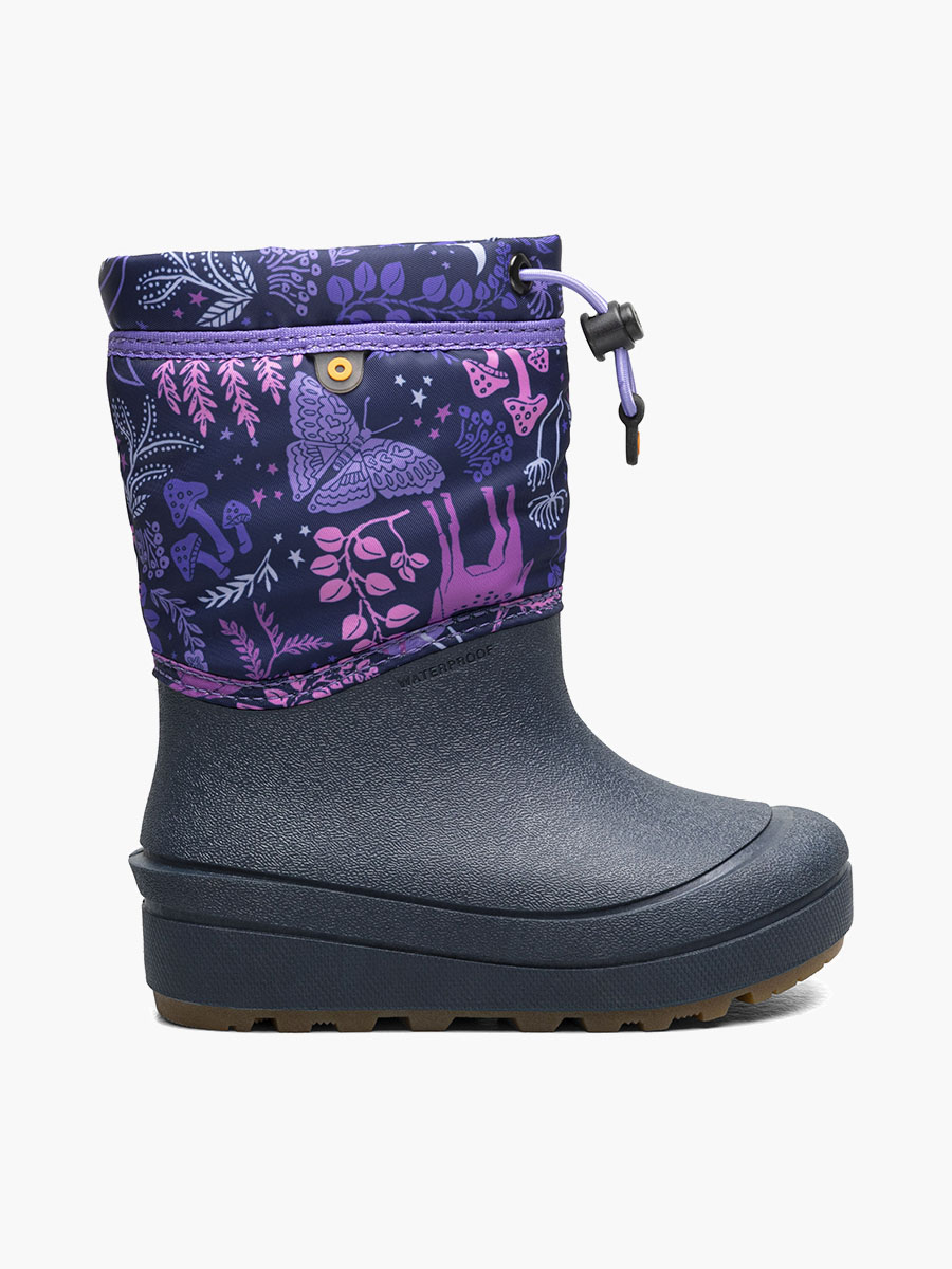sneeuwlaars - cosmic forest kinderwinterlaarzen indigo multi