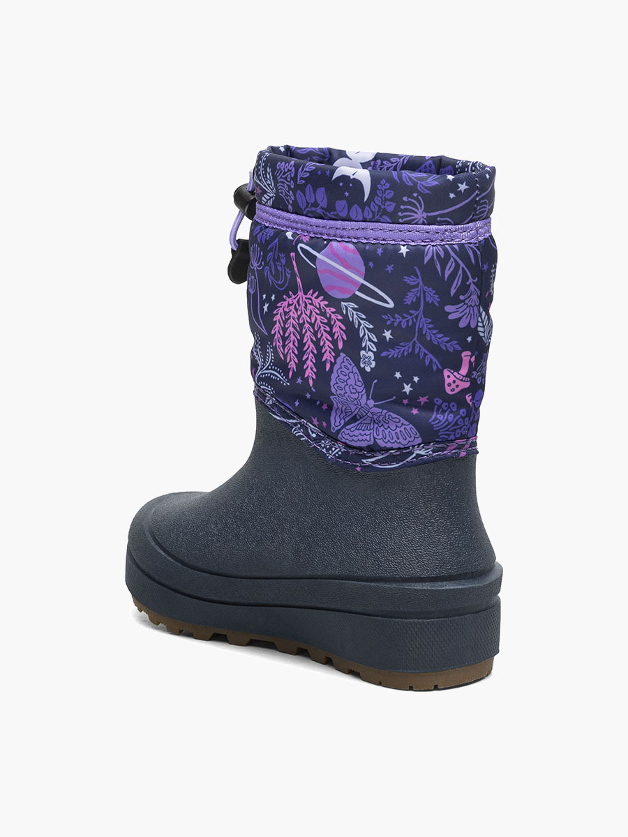 sneeuwlaars - cosmic forest kinderwinterlaarzen indigo multi