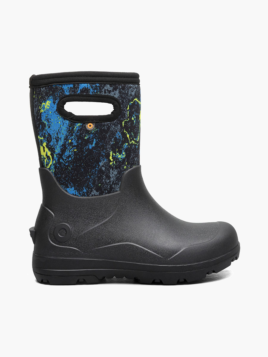 york seamless acid camo kinderwinterlaarzen zwart multi