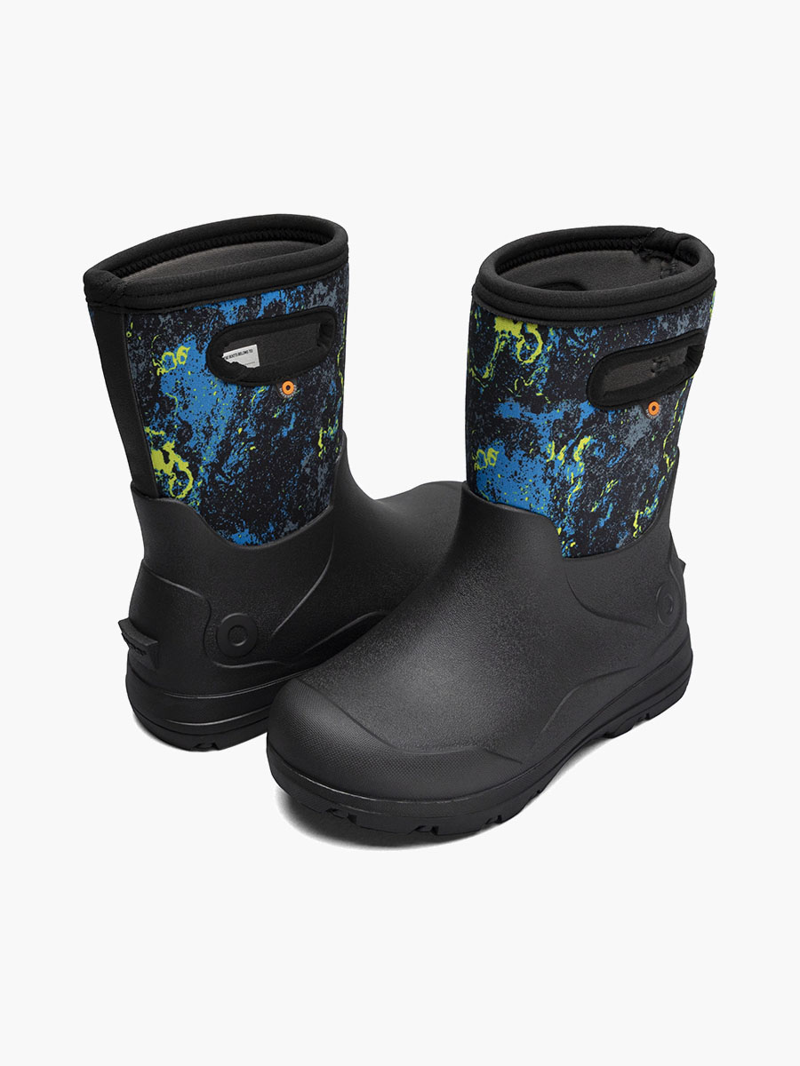 york seamless acid camo kinderwinterlaarzen zwart multi