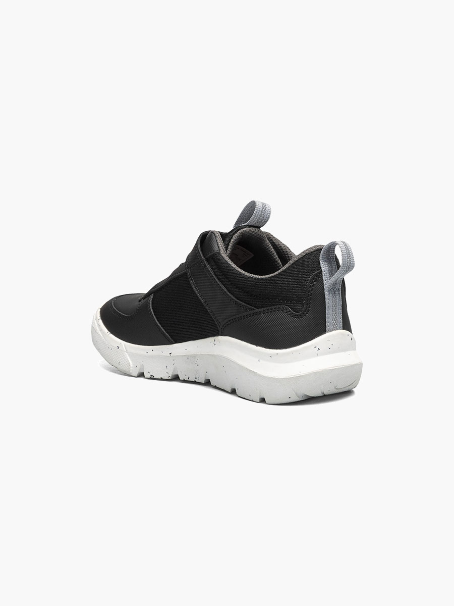 skyline kicker low kids slip ons zwart