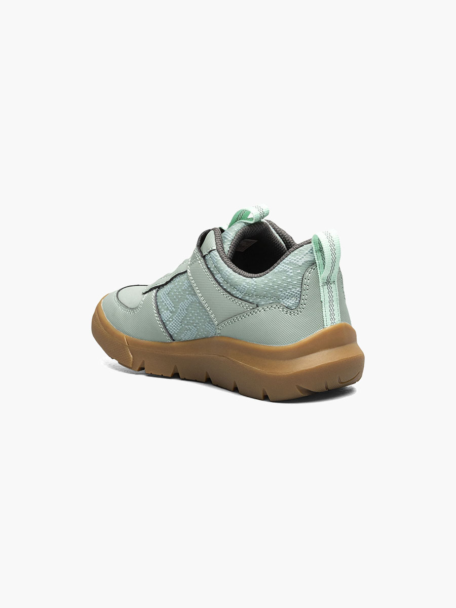 skyline kicker low kids slip ons zwart