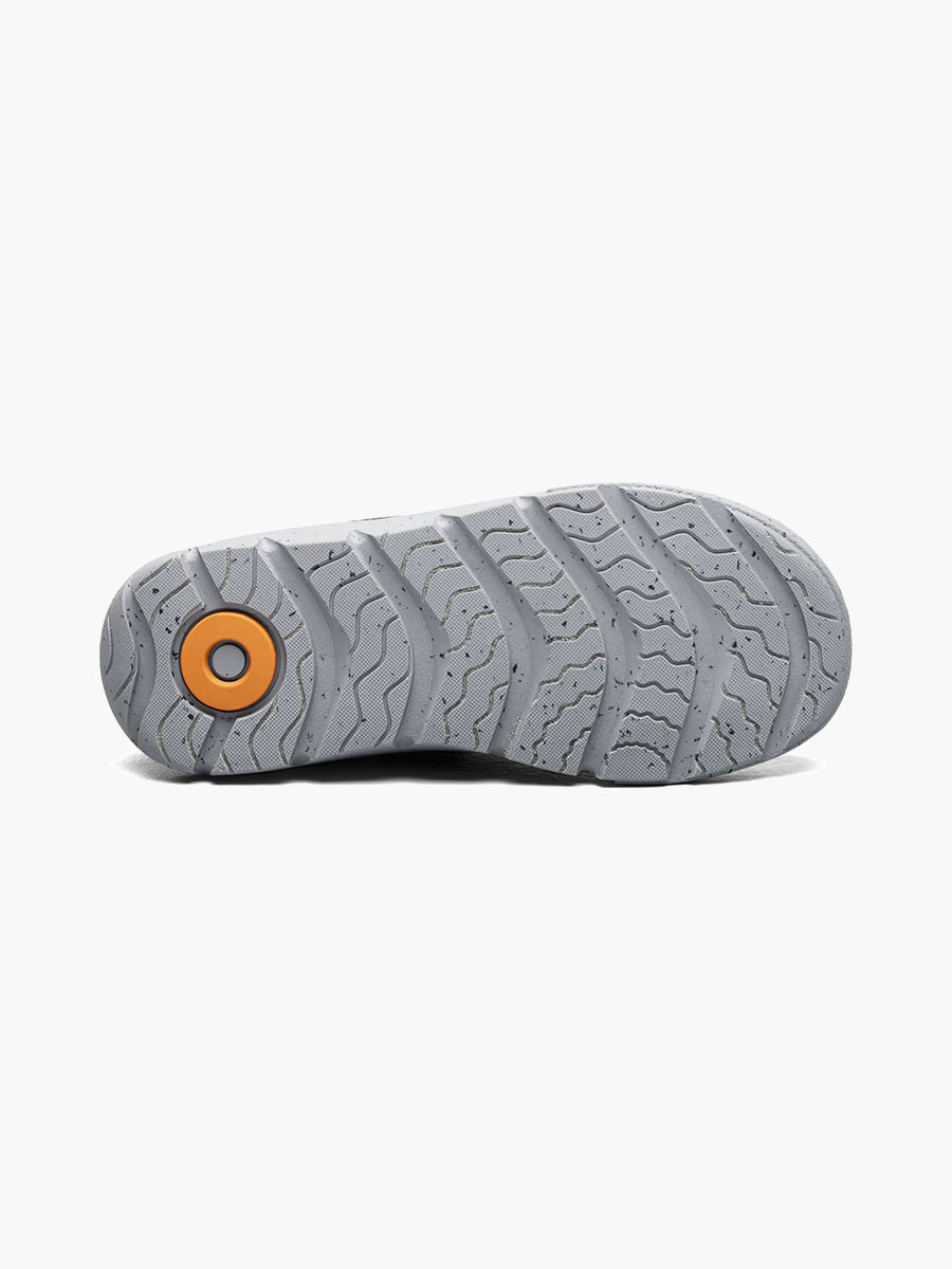 skyline kicker low kids slip ons zwart