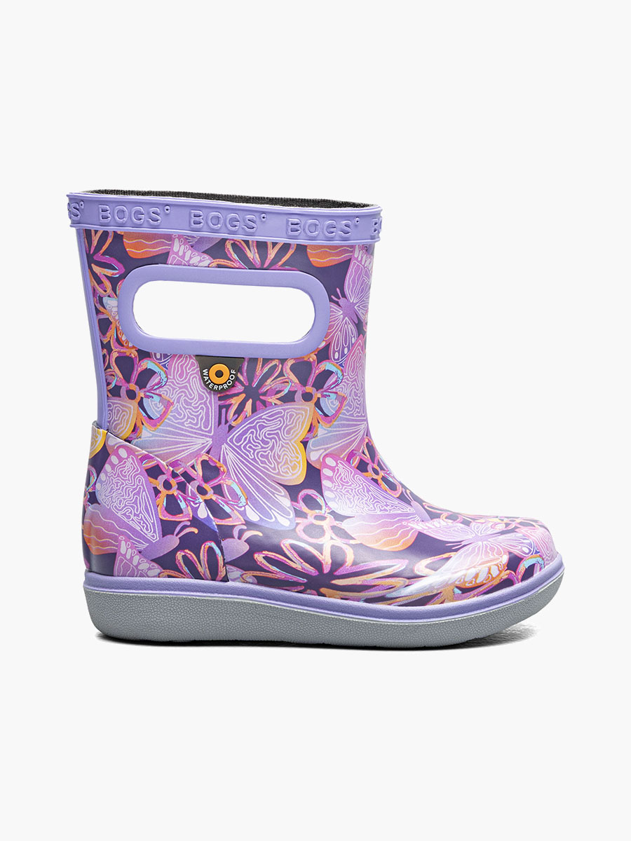 skipper ii solar butterfly kinderregenlaarzen paars multi
