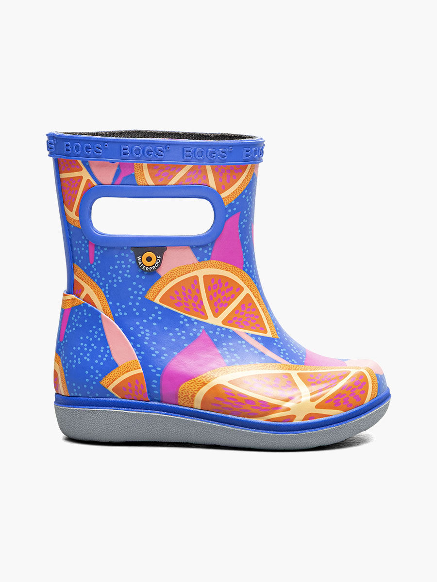skipper ii summer fruit kinderregenlaarzen blauw multi