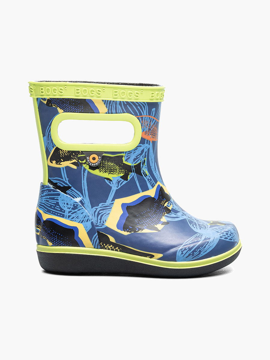 skipper ii fish kinderregenlaarzen marineblauw multi