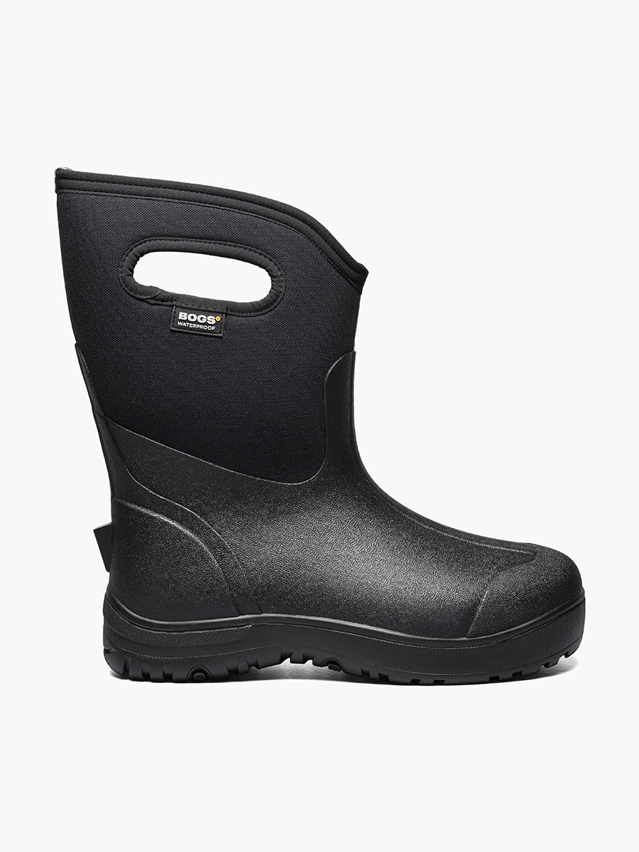 klassieke ultra mid geïsoleerde waterdichte laarzen voor heren zwart
