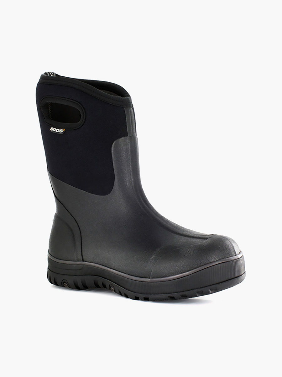 klassieke ultra mid geïsoleerde waterdichte laarzen voor heren zwart