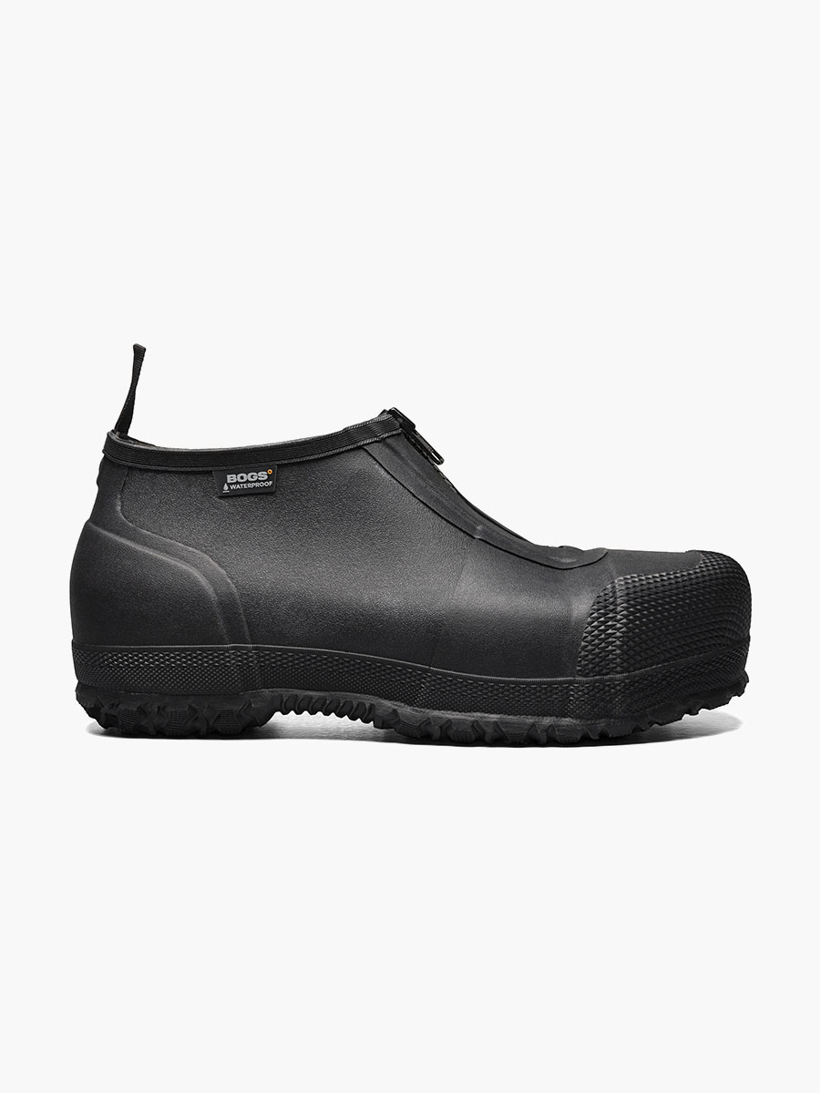 overshoe zip comp toe heren waterdichte werkoverschoen zwart