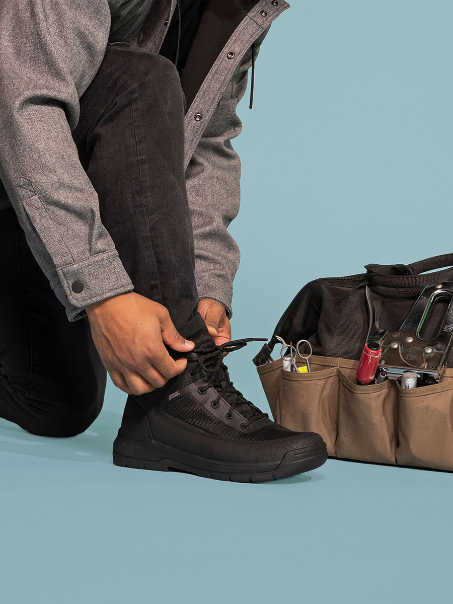 shale mid glacialgrip wp herenwerkschoenen zwart