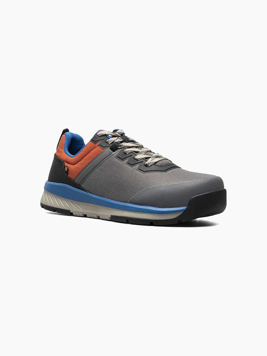 slate low ct herenwerkschoenen grijs multi