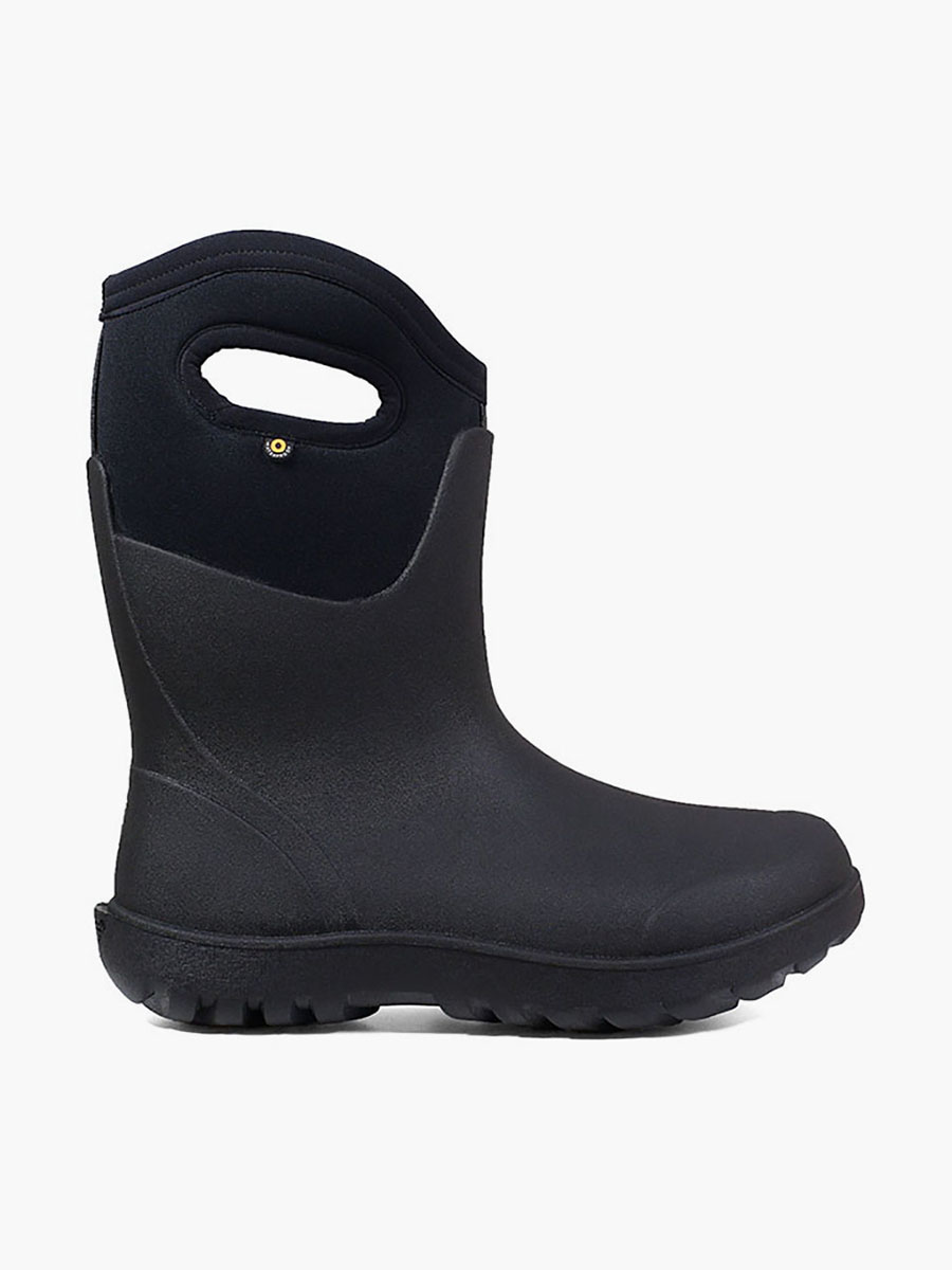 neo-classic mid dameslaarzen waterdicht en geïsoleerd zwart