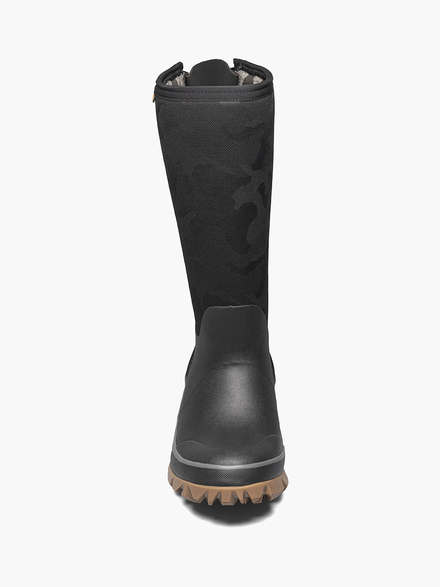 whiteout verstelbare kuit waterdichte slip-on snowboots voor dames zwart