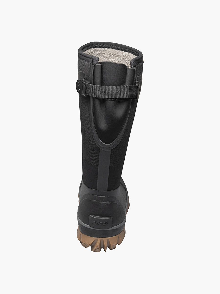 whiteout verstelbare kuit waterdichte slip-on snowboots voor dames zwart