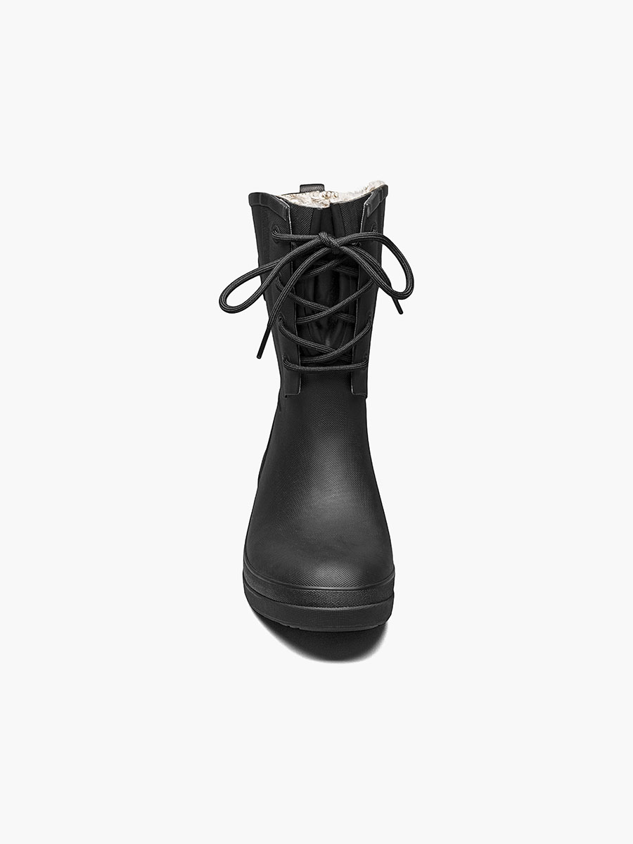 amanda ii lace waterdichte regenlaarzen voor dames zwart
