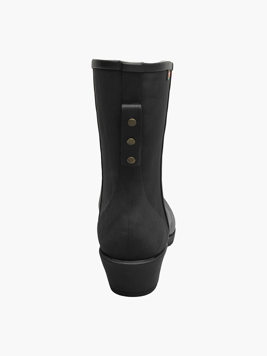 jolene mid regenlaarzen voor dames zwart