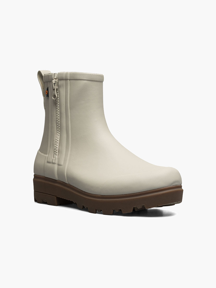 holly rain zip regenlaarzen voor dames zwart