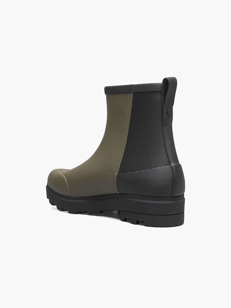 holly rain zip regenlaarzen voor dames zwart