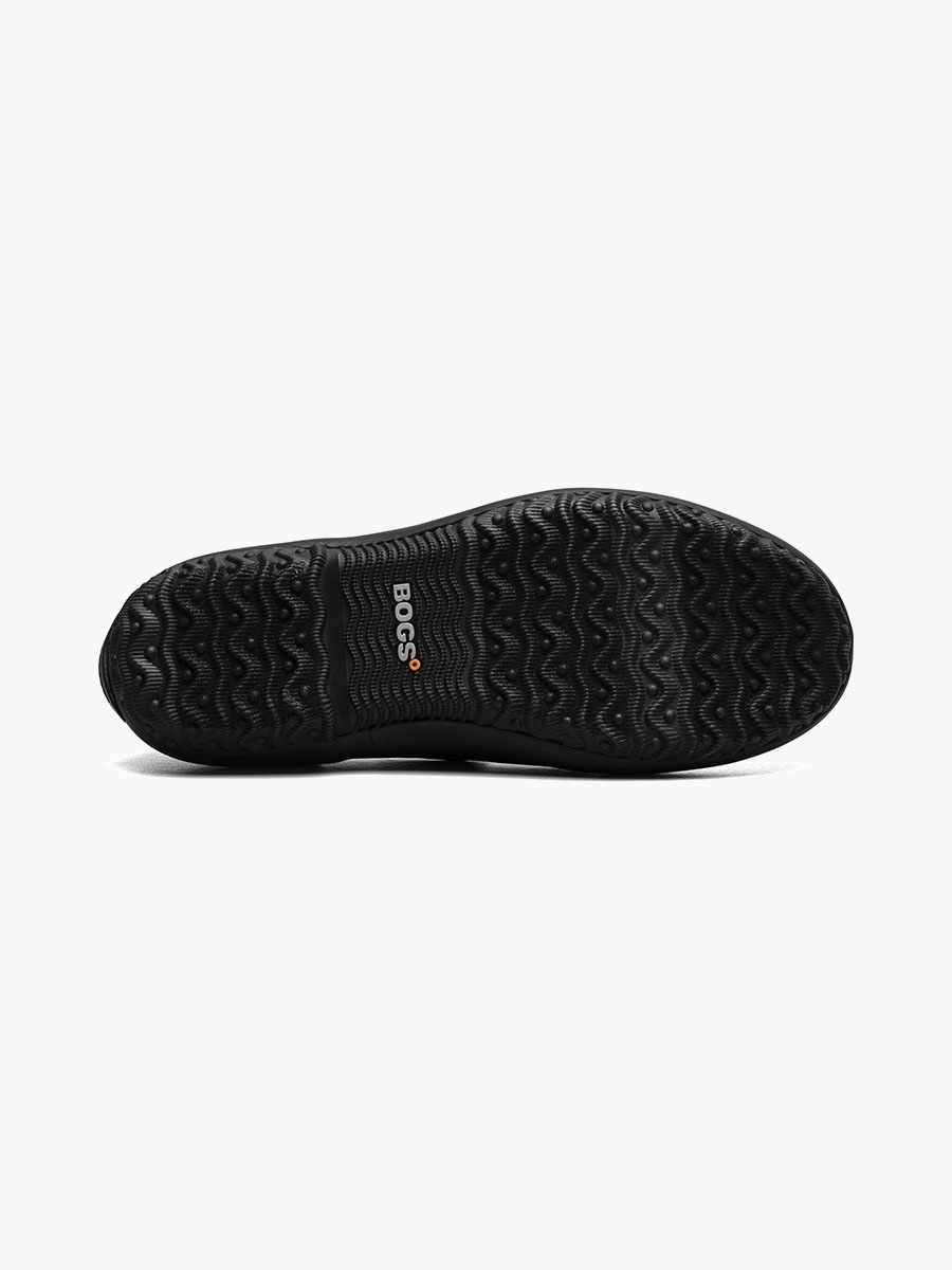 patch slip on cow dames tuinlaarzen zwart met wit