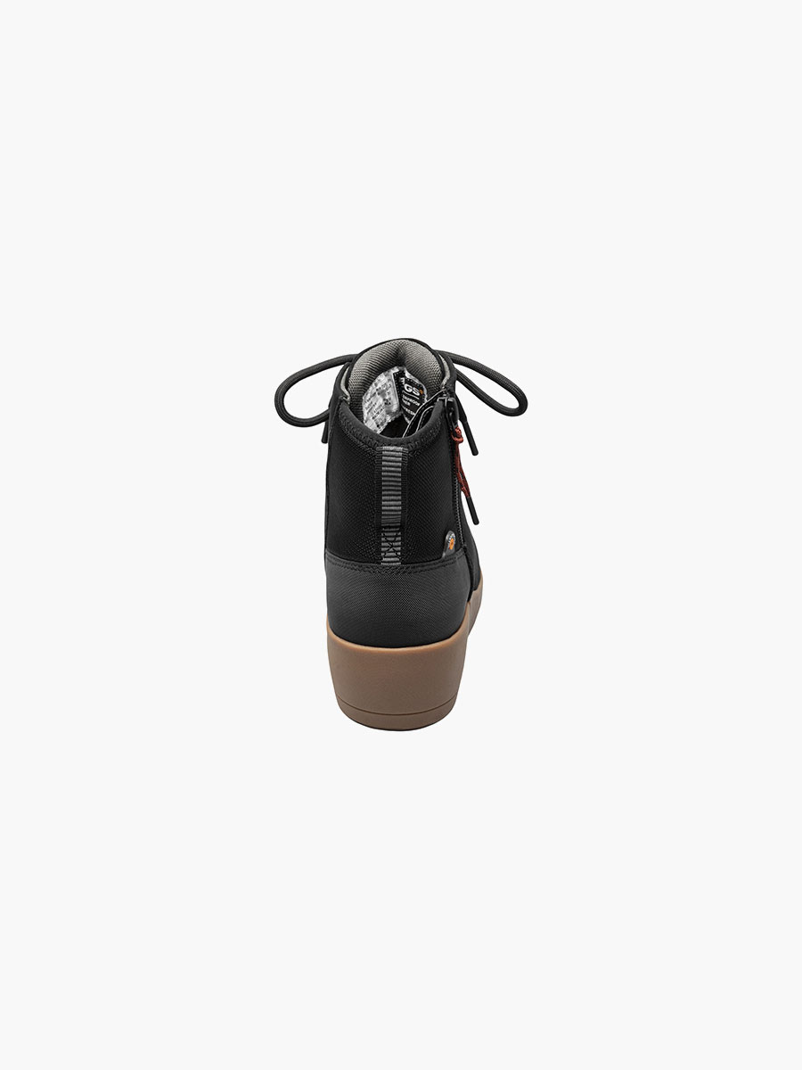 vista rugged lace dames casual laarzen zwart