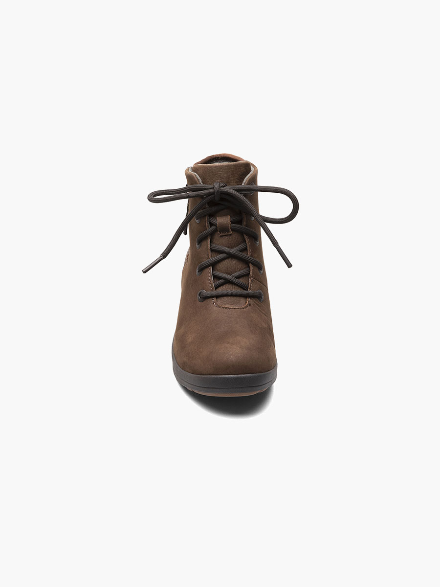 vista rugged lace dames casual laarzen zwart