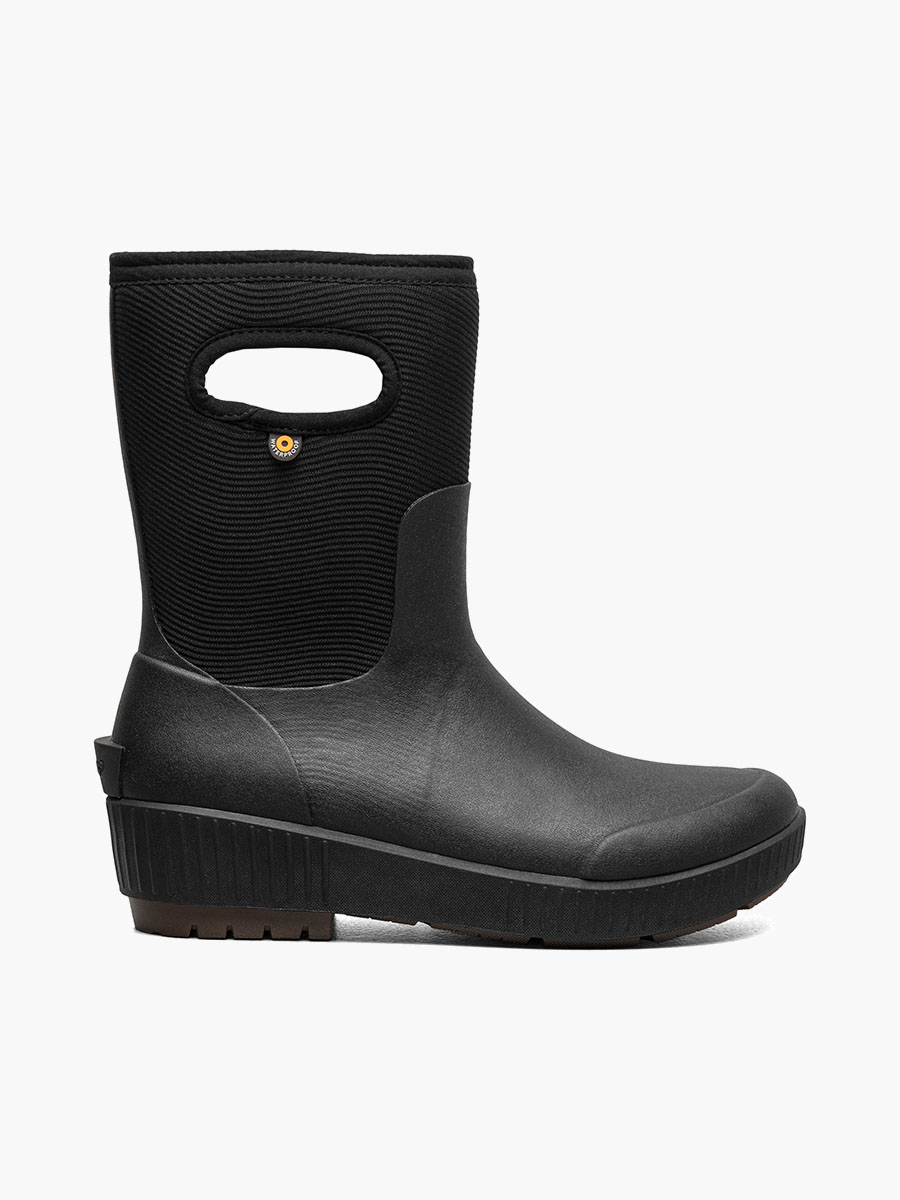 seattle ii mid regenlaarzen voor dames zwart