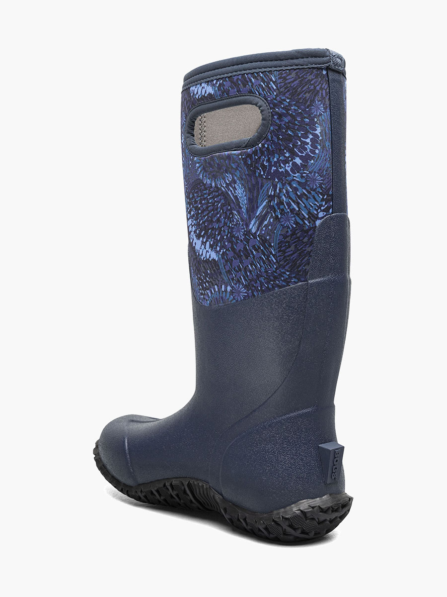 mesa dandelion dames boerenlaarzen marineblauw multi