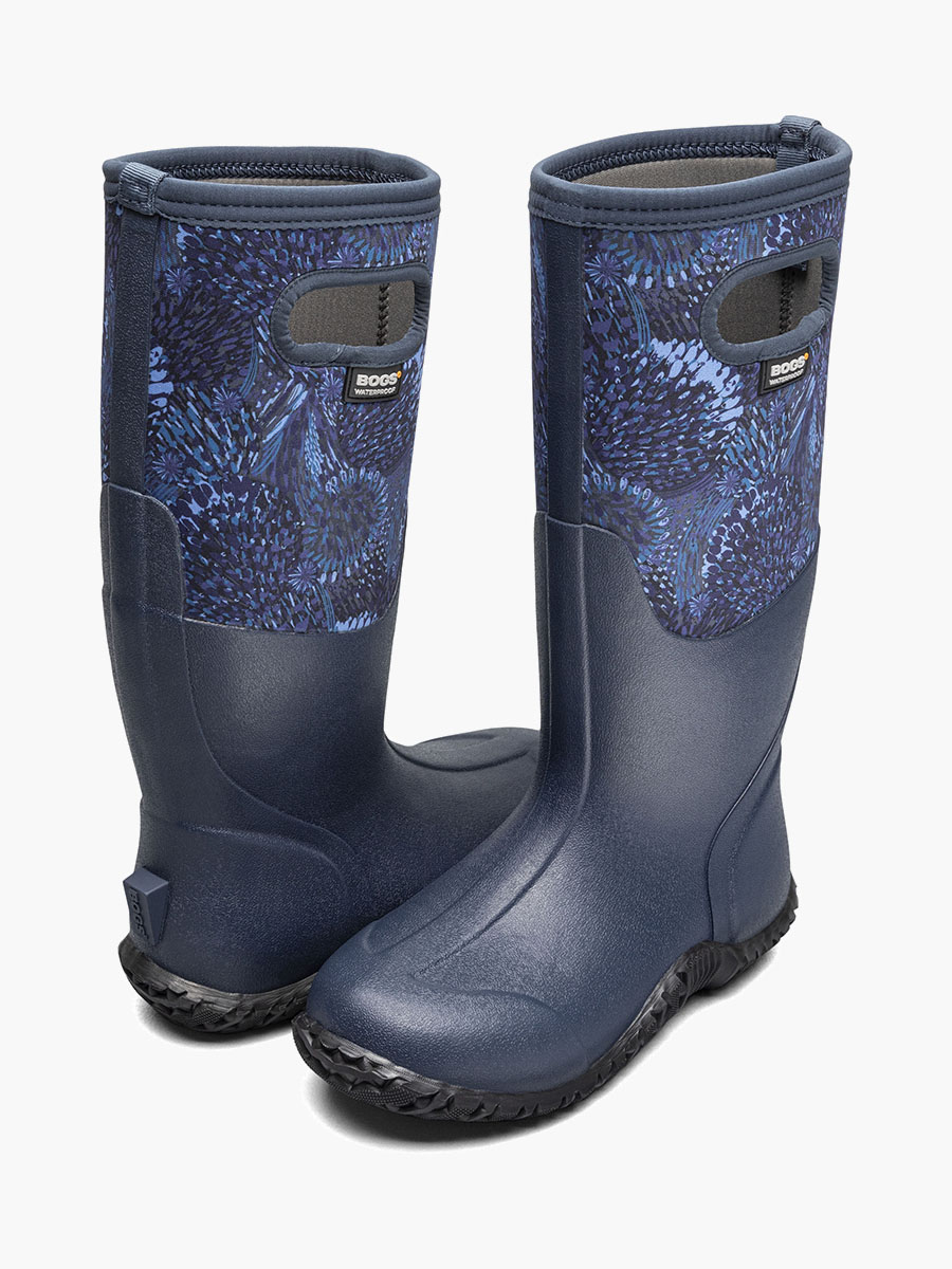 mesa dandelion dames boerenlaarzen marineblauw multi