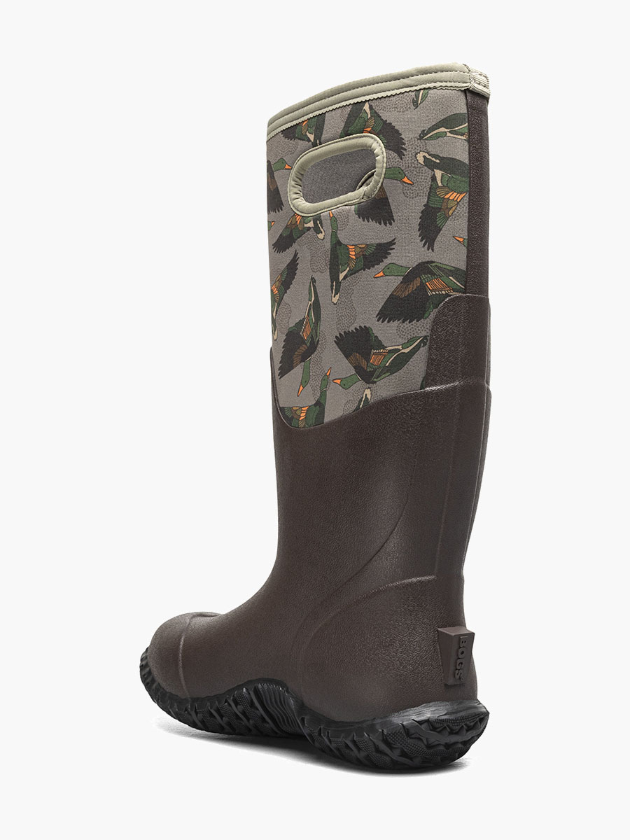 mesa ducks dames boerenlaarzen bruin multi