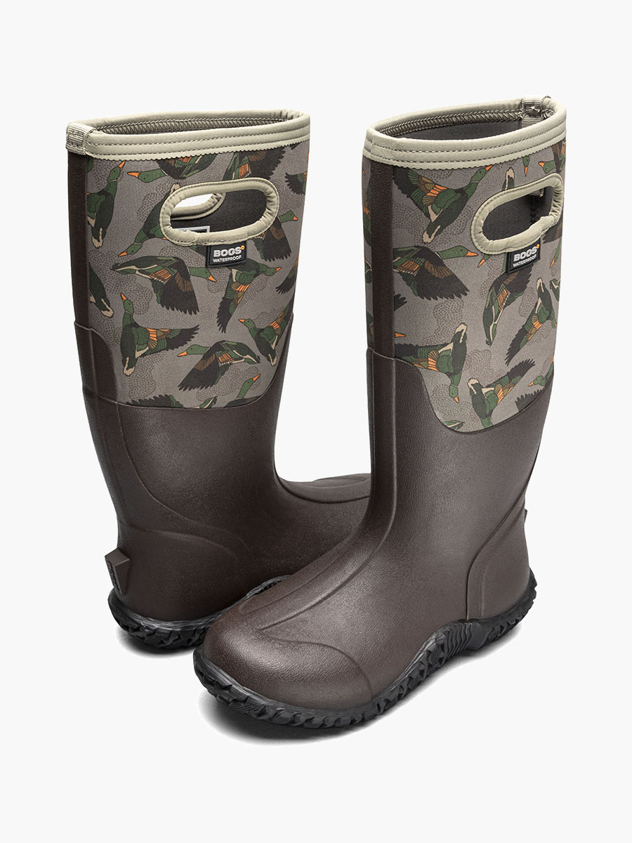mesa ducks dames boerenlaarzen bruin multi
