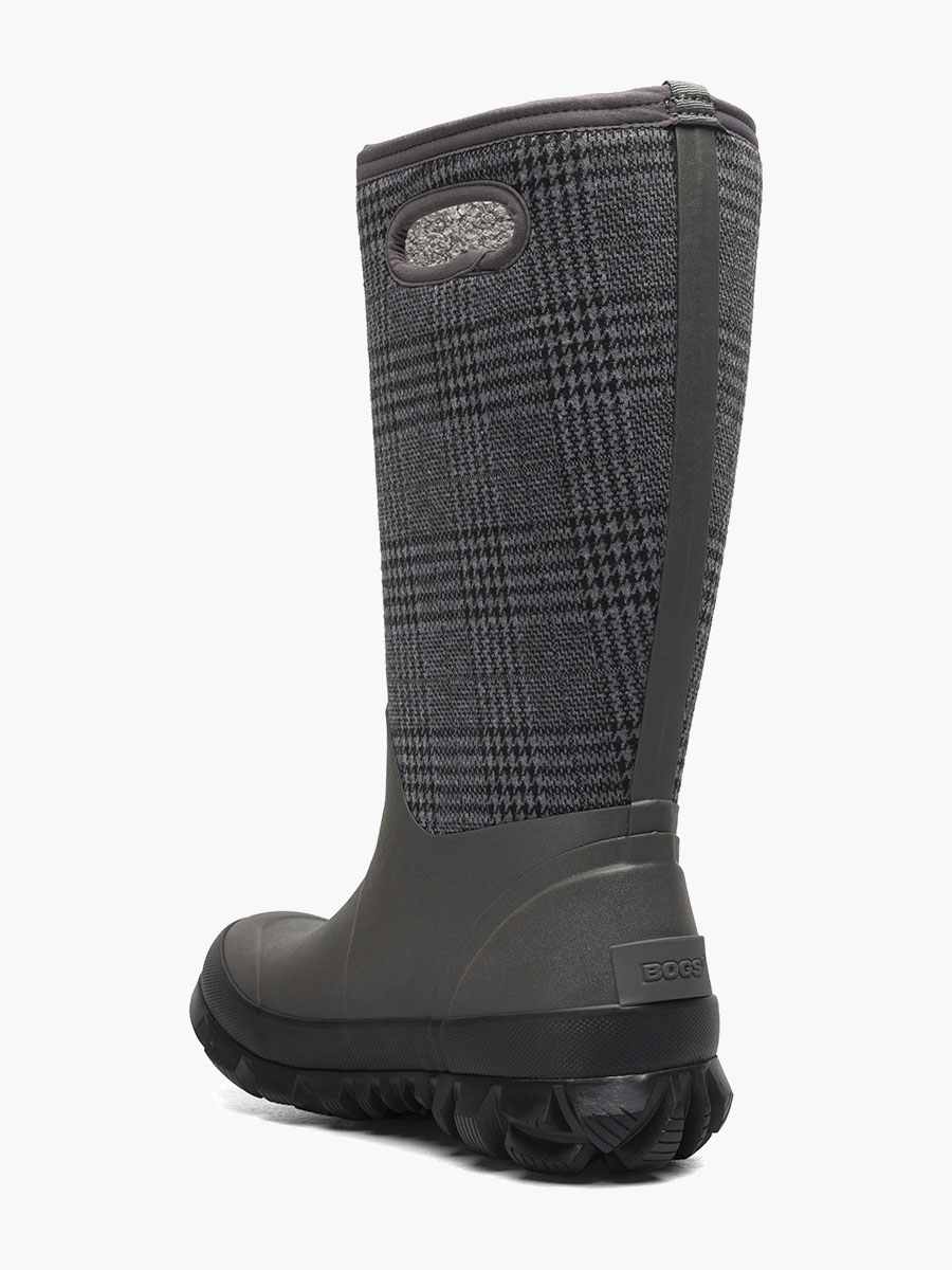 whiteout plaid dames winterlaarzen cement multi